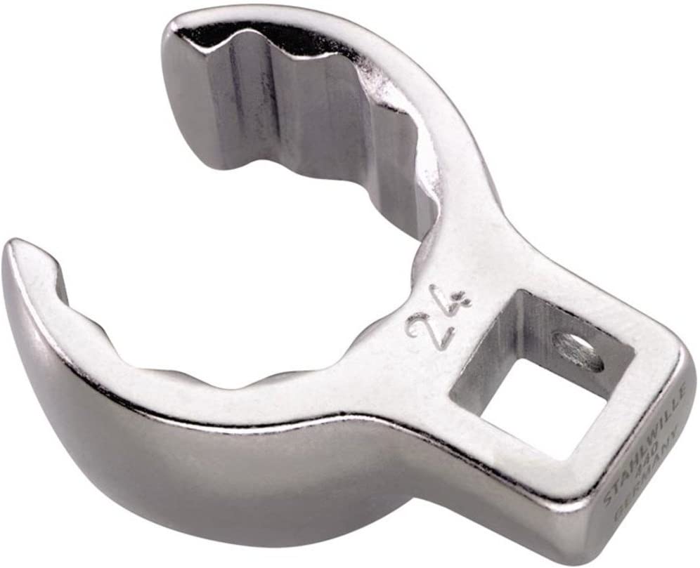 Stahlwille 03490076 440A Chrome Alloy Steel Crow-Ring Spanners, 1/2 inch Drive, 2-1/4 inch Size, 91.2 mm Length