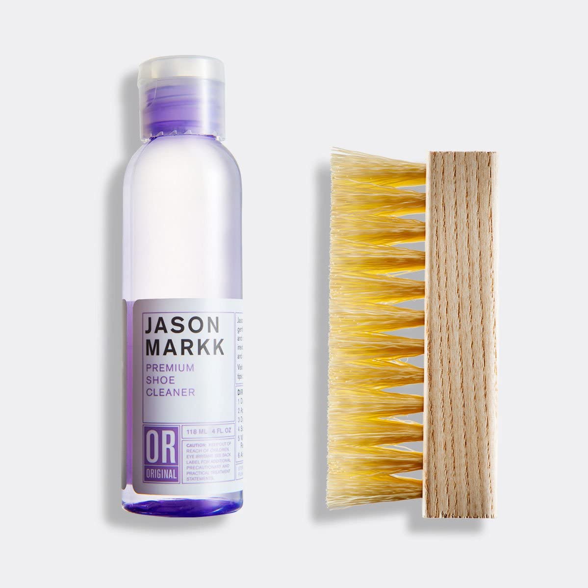 Jason Markk Essential Kit, Shoe Cleaner, Trainers Care, 2-Piece Set, Deep Cleaning Solution & Durables Brush - Image 3