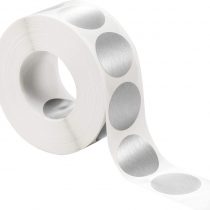 1000 Pieces Scratch Off Sticker Round Labels (Silver, 1 x 1 Inch Circle)