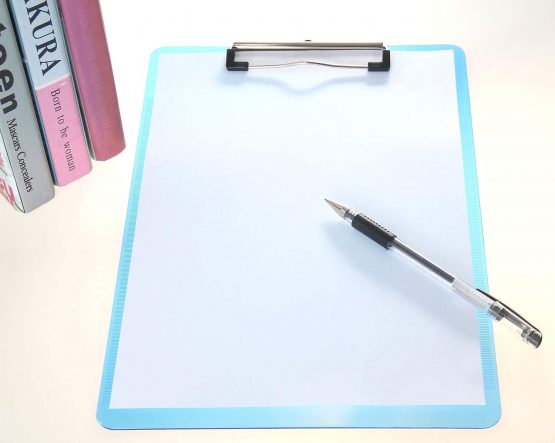 [Pack of 6] A4 Clipbboard Transparent Plastic, Rubberized Metal clamp, Durable Assorted Coloured Paper Holder Writing Memo Document Form Holder, Writing Board, Ruler Edge Design, 6 Colors, TKD8000 - Image 2