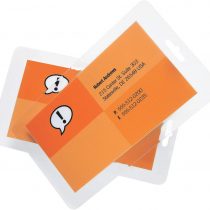 GBC 64x108mm 2x125 Micron Gloss Card Laminating Pouches, Pack of 100, 3740433