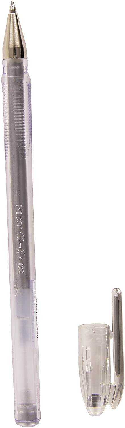 Pilot 0.7 mm Gel Pen - Silver - Image 2