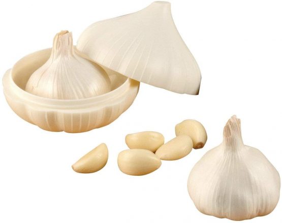 Fackelmann Garlic Storer & Saver, White - Image 3