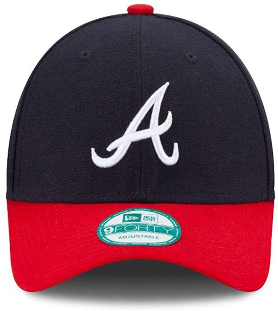 New Era Men's The League Atlanta Braves Offical Team Colour Baseball Cap - Image 2