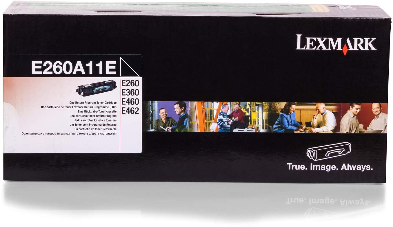 Lexmark E260/ 360/460 Return Program Toner Cartridge - Black - Image 2