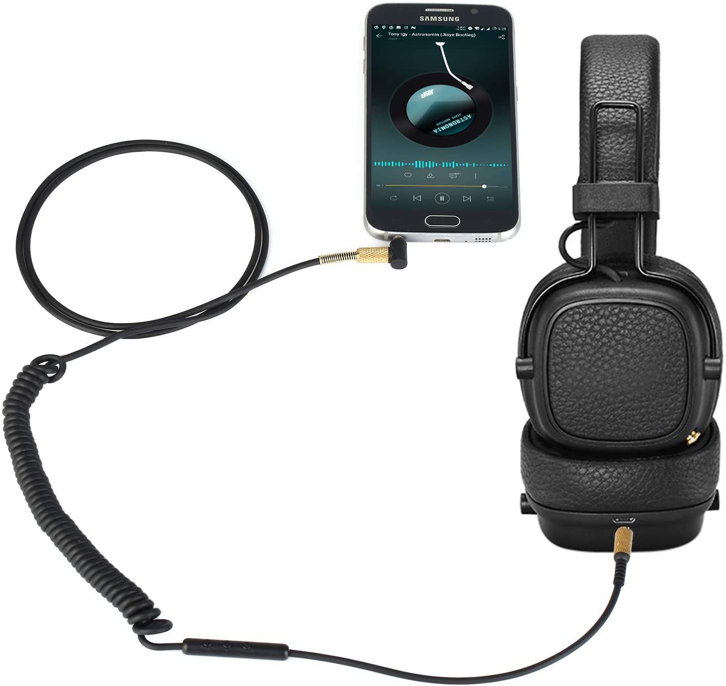 Yizhet Replacement Aux Cable Compatible With Marshall Major III II I 3 2 1 Monitor - Image 2