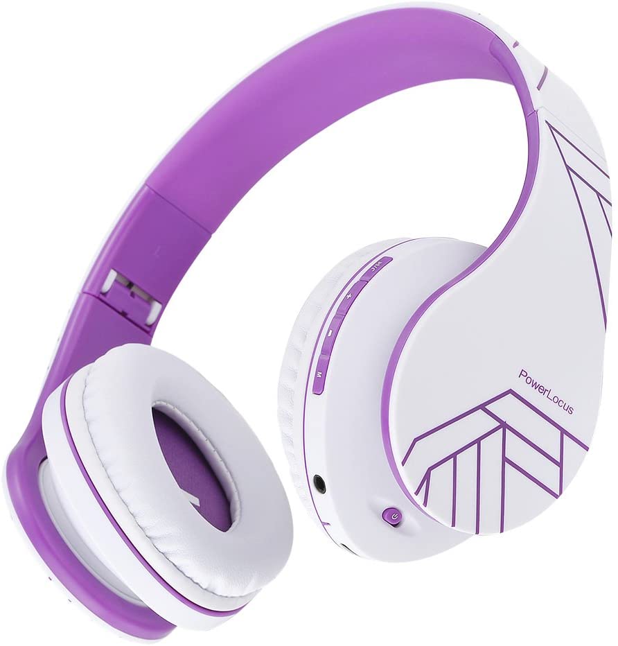 PowerLocus Bluetooth Over-Ear Headphones, Wireless Stereo Foldable Headphones Wireless and Wired Headsets with Built-in Mic - Image 3