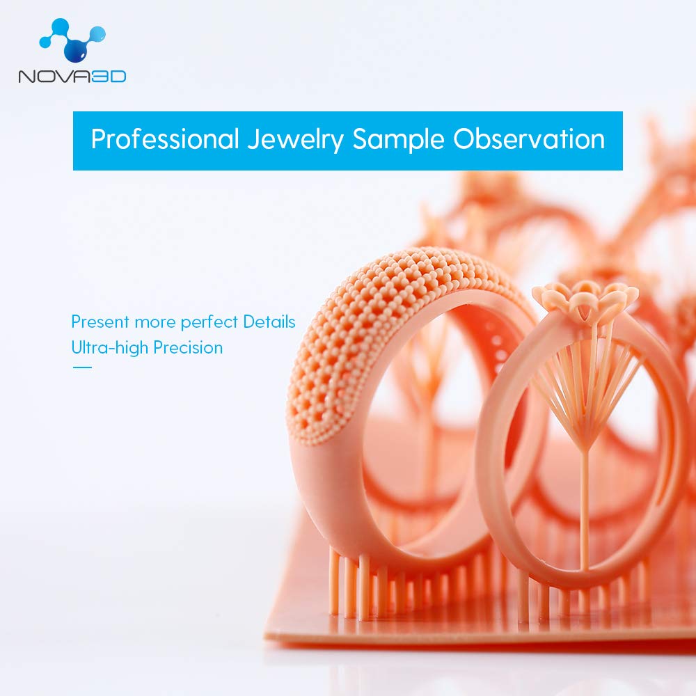NOVA3D Red Wax-Like Resin 3d Print UV Curing Resin for Dental & Jewelry ...