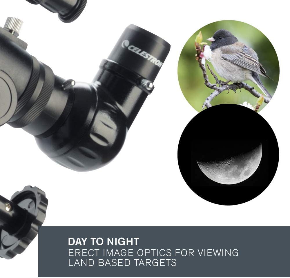 Celestron 21048 PowerSeeker 80EQ Refractor Telescope, includes Two Eyepieces, Erect Image Diagonal, 3x Barlow Lens - Image 4