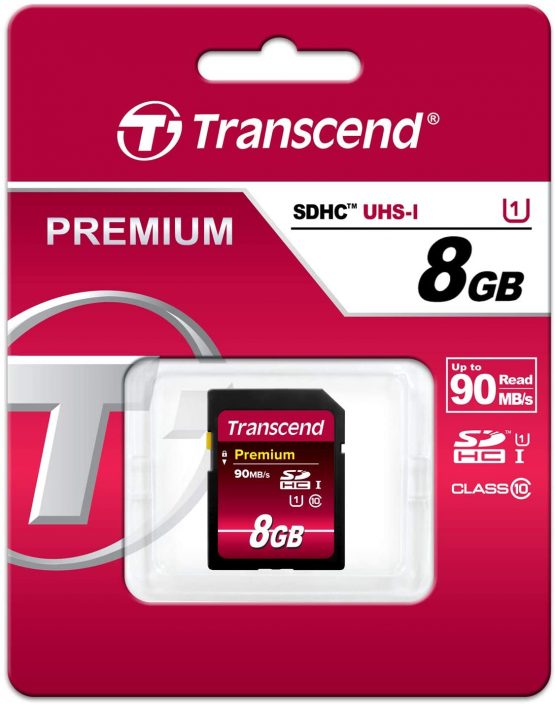 Transcend Premium 8 GB SDHC Class 10 UHS-I Memory Card - Standard Packaging - Image 2