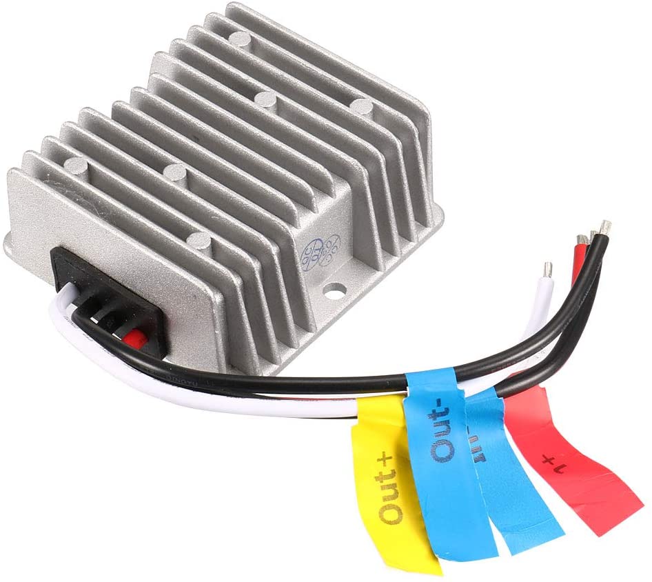 sourcing map Voltage Buck Converter Regulator DC 12V Step-up to DC 24V 12A 288W Waterproof Power Transformer