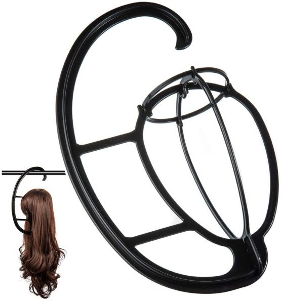 Dreamlover Wig Hanger, Hanging Wig Stand, Wig Holder Head for Wigs, 4 Pack