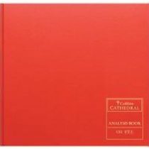 Collins Debden Ltd 061314 150 Series Cathedral Analysis Book, 9 Cash Columns, 297 x 315 mm, 96 Pages, Red