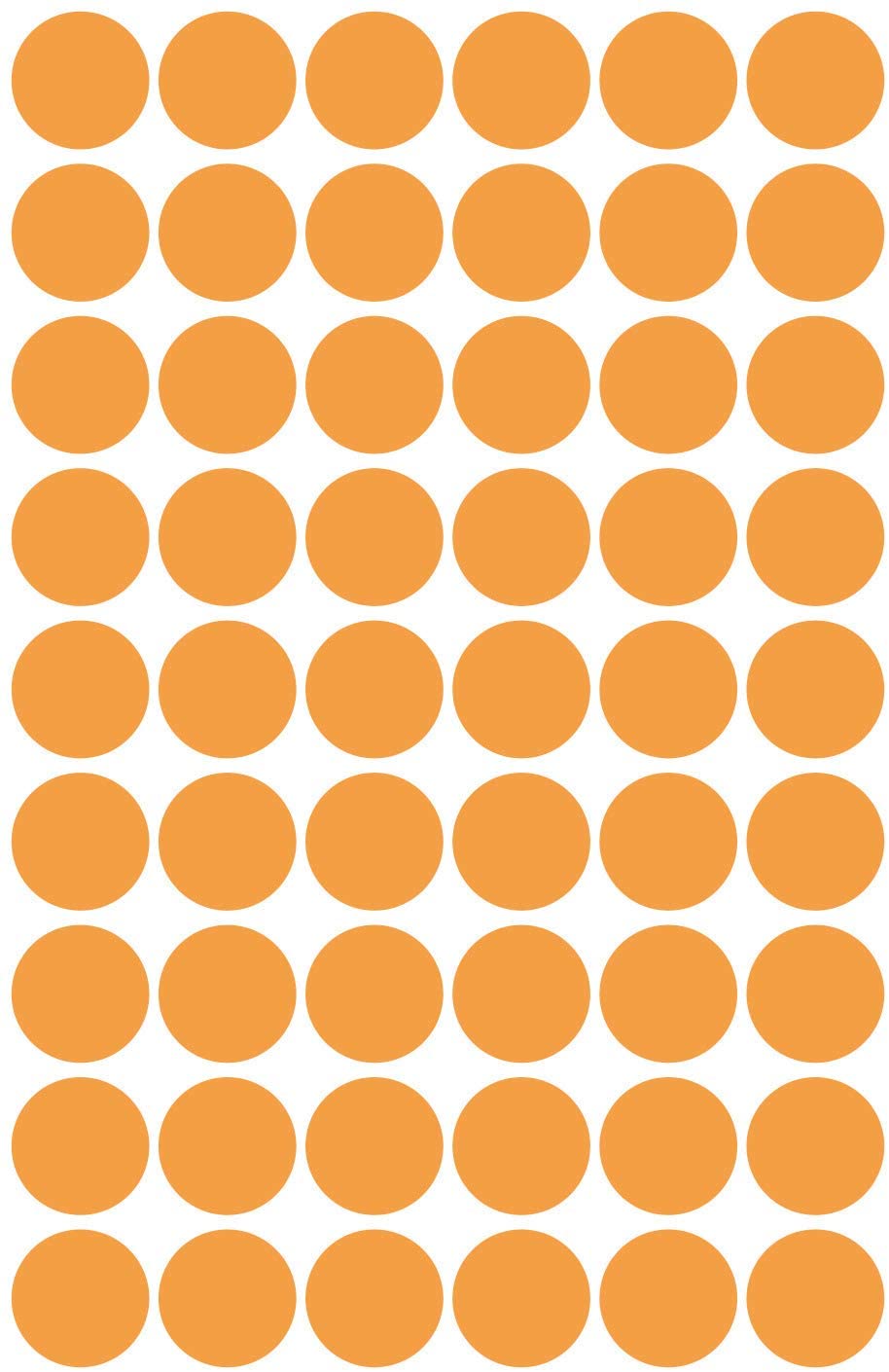 Avery Zweckform 3147 Marking dots 5 Blatt, 270 Etiketten Bright Orange, diameter 12 mm (1 Pack) - Image 2