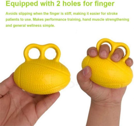 Finger Exerciser Ball, Finger Strengthener Training Silicone Squeeze Eggs, Hand Grip Strength Training, Forearm Wrist Stress Relief Ball, for Athletes Musicians Hand Strength Therapy Rehab Exerciser - Image 4