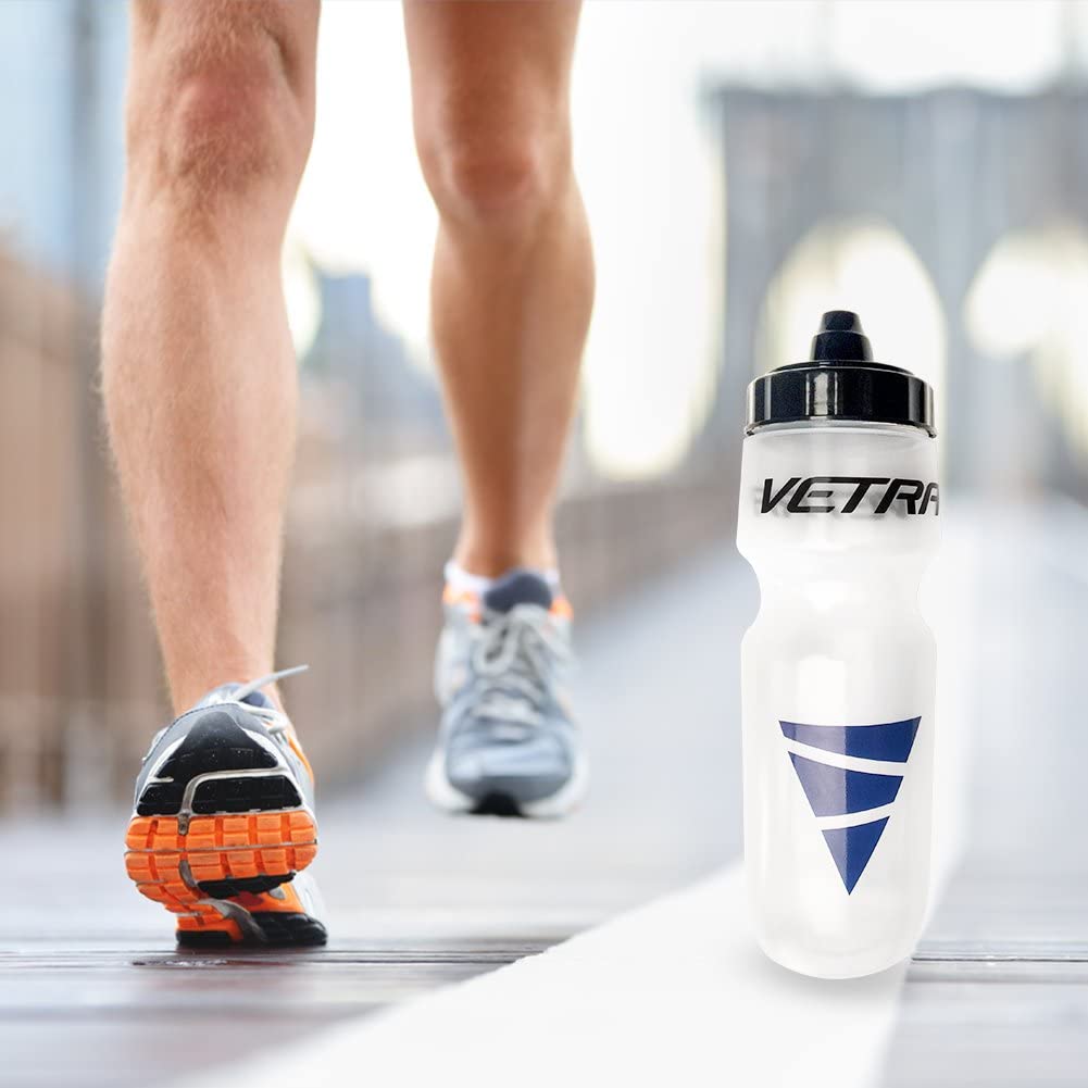 VETRA Sports Water Bottle, 650 Milliliter Squeeze Sports Bottle With Leak Proof Valve - Image 4