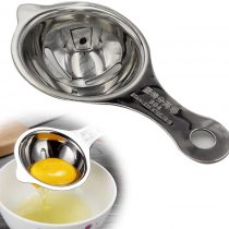 Egg Separator, Stainless Steel Egg White Separator and Egg Yolk Separator Egg Divider, Egg Strainer Spoon Filter Kitchen Baking Tools