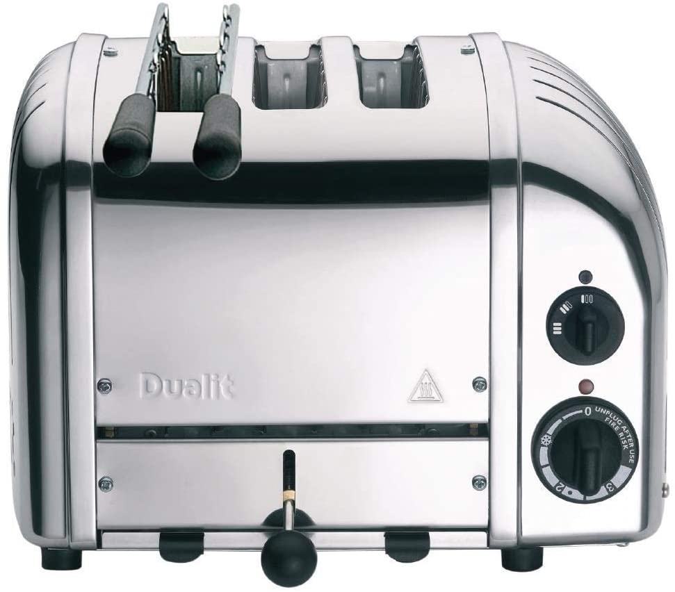 Dualit 2+1 Combi Toaster, Stainless Steel, Hand Built in the UK, Replaceable ProHeat® elements, Heat one, two or three slots
