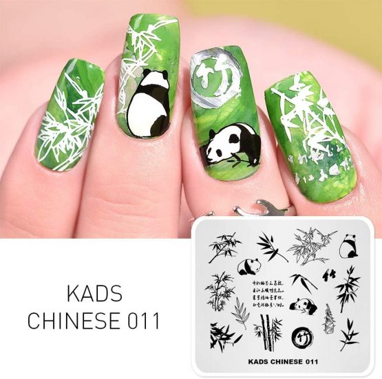KADS Nail Art Stamp Plate Cute Animal Series Nail stamping plate Template Image Plate Nail Art DIY Decoration Tool - Image 3