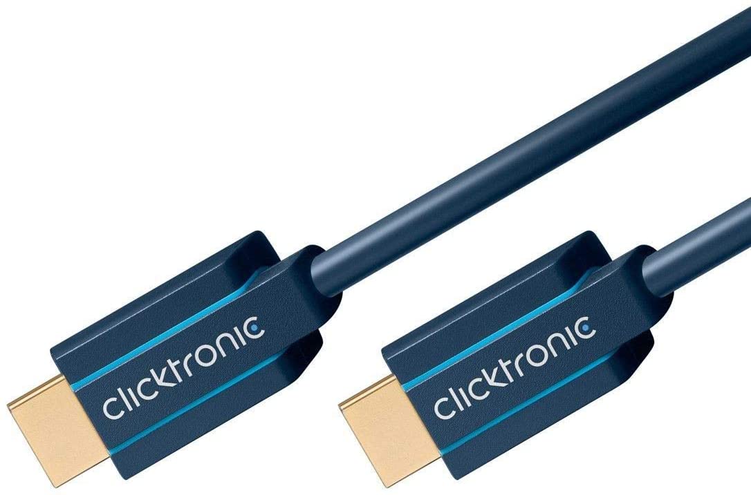 Clicktronic Ultra High-Speed HDMI 2.1 Cable with Ethernet 48 Gbps 8K/4K 120Hz HDMI Cable PS5 with eARC, HDTV, Home Cinema