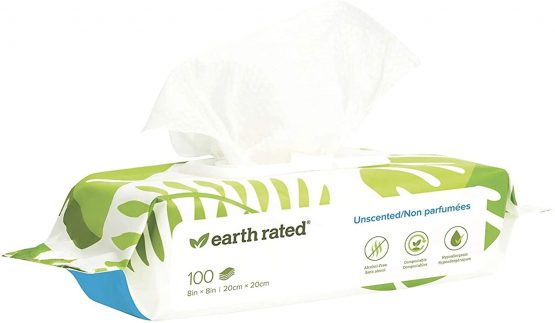 Earth Rated - dog and cat Wipes 100 units