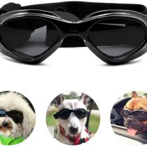 Pet Leso® Dog Goggles Stylish Doggie Puppy Sunglasses Windproof Protection Doggles - Black