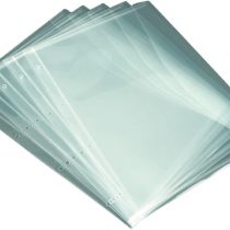 Alassio 1002-1 Document Sleeves A4 with 4 Holes Transparent (Pack of 5)