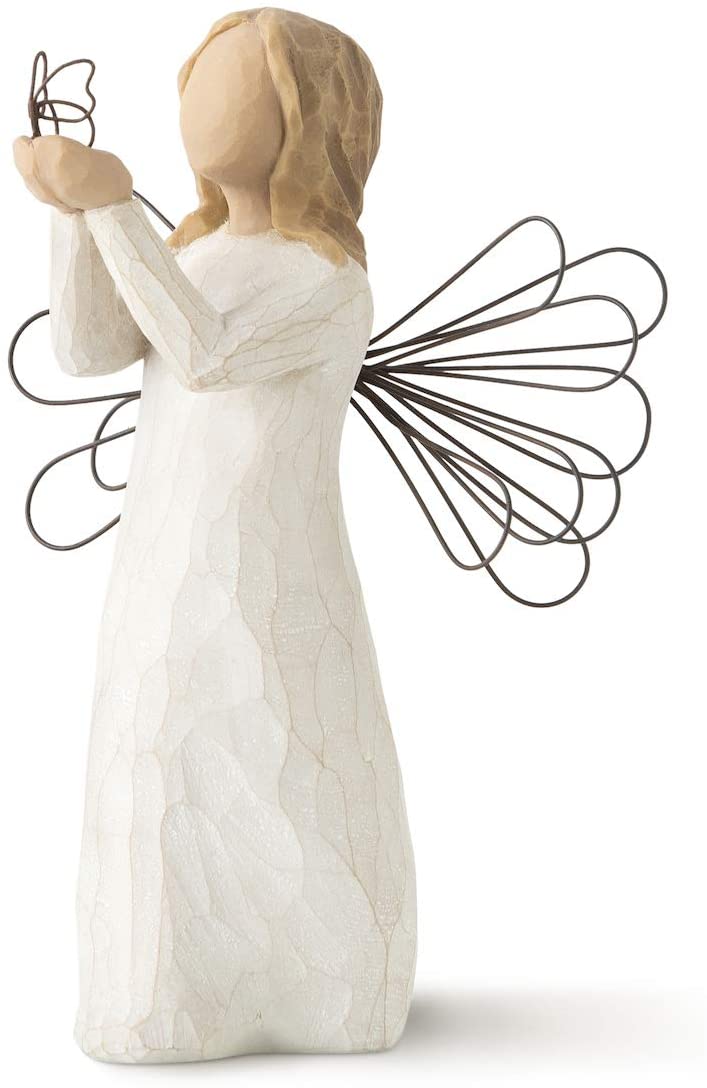 Willow Tree Angel Of Freedom Figurine, Natural, 5x5