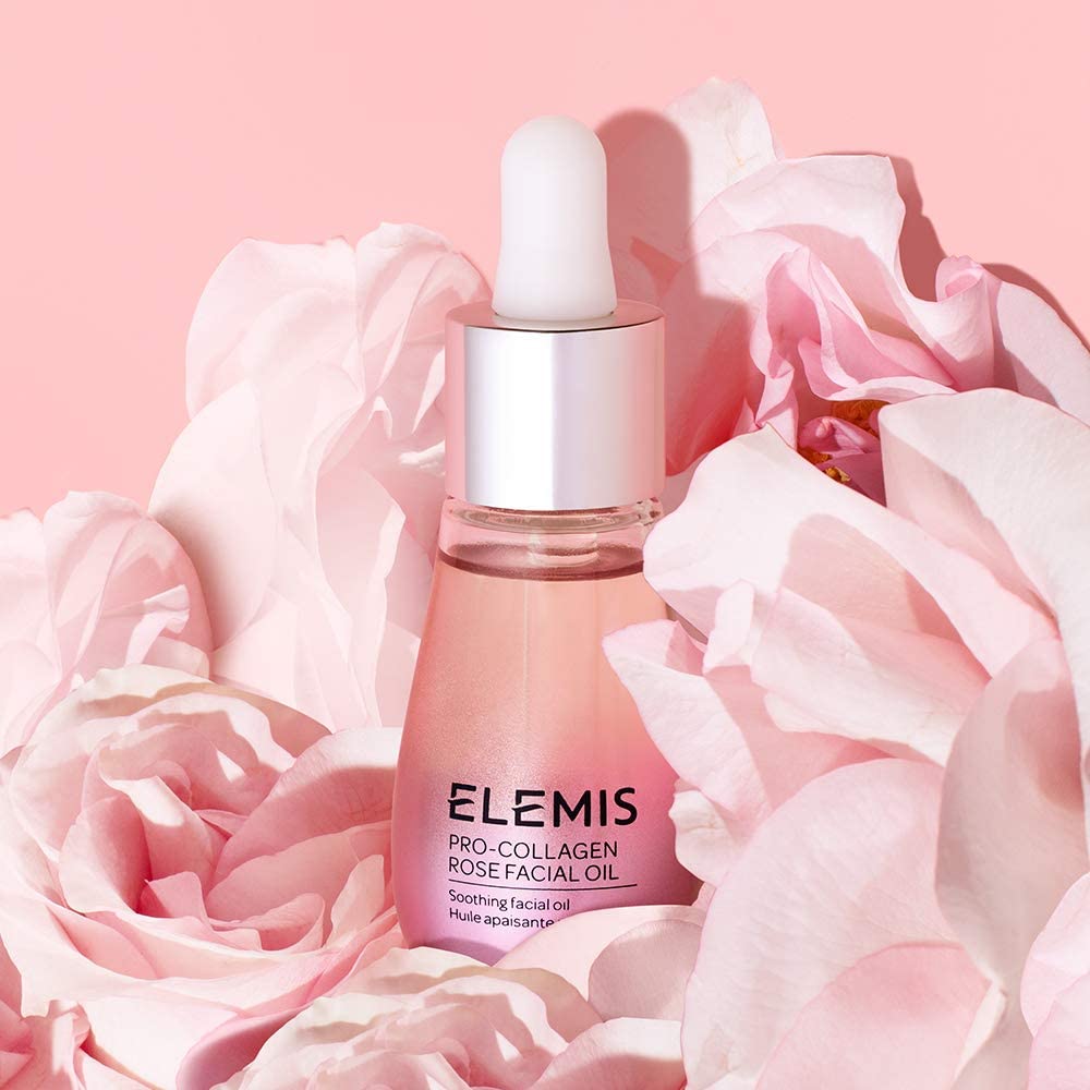 ELEMIS Pro-Collagen Rose Facial Oil Blend 15ml, Anti-Aging Hydrating Oil, Reduces Fine Lines & Wrinkles, Boosts Skin Radiance - Image 2
