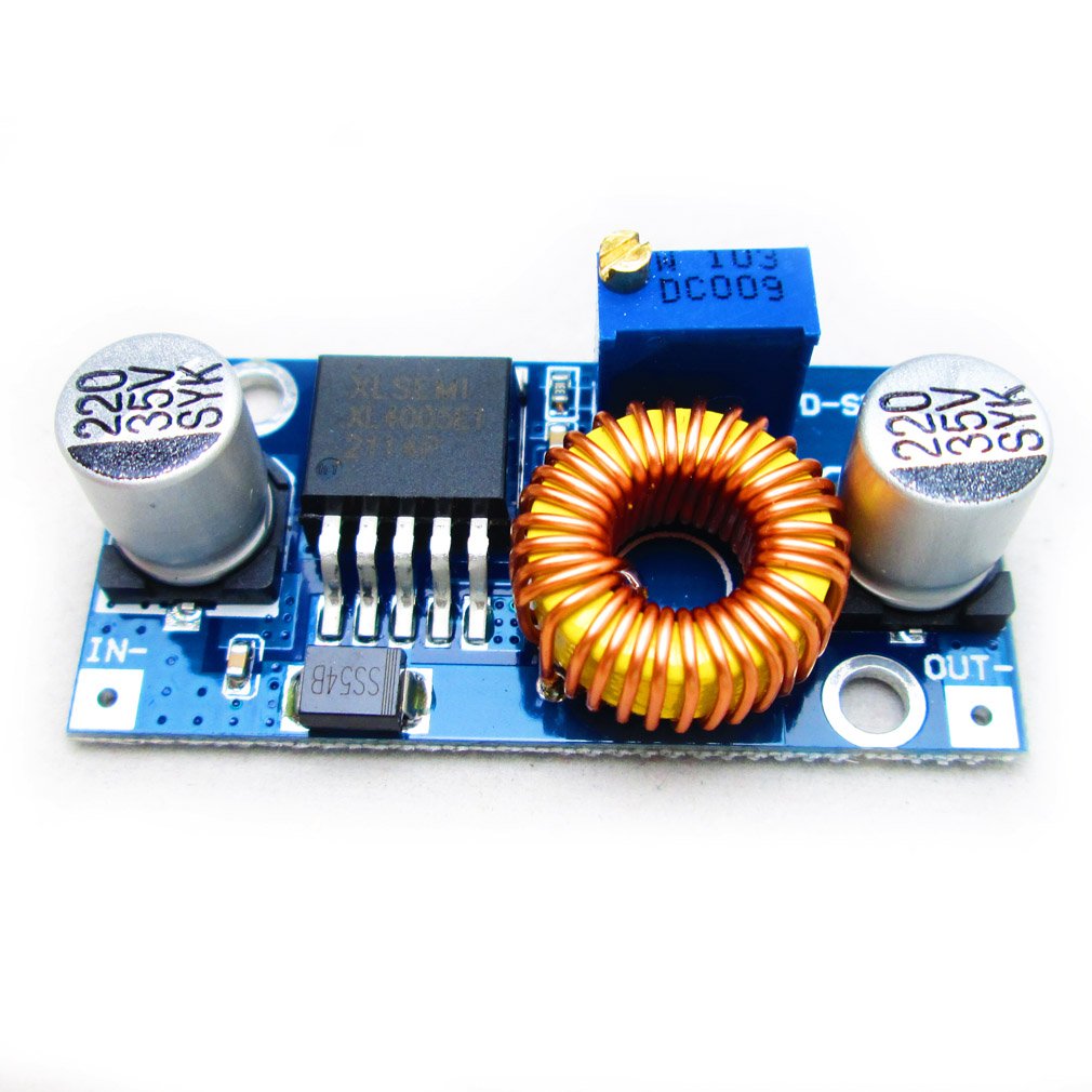 Hailege 3pcs XL4005 5A Adjustable DC-DC Buck Step Down Power Module Non-Isolated Buck Module 4-35V to 1.25-32V - Image 3