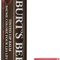Burt's Bees 100% Natural Tinted Lip Balm, Rose with Shea Butter & Botanical Waxes – 1 Tube x 4.25 g
