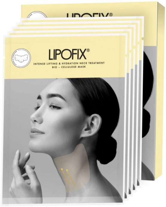 Neck Lifting Hydrating Firming Intense Treatment Bio - Cellulose Mask LipoFix (7 MASKS)