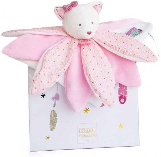 Doudou et Compagnie ATTRAP-REVE DC3550 Cat Pet Doudou Pink