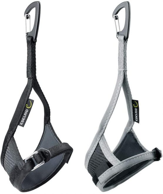 EDELRID Unisex – Adult's Eisgerät Zubehör Leash Extreme Set right und left, Night Pebbles (738), standard size