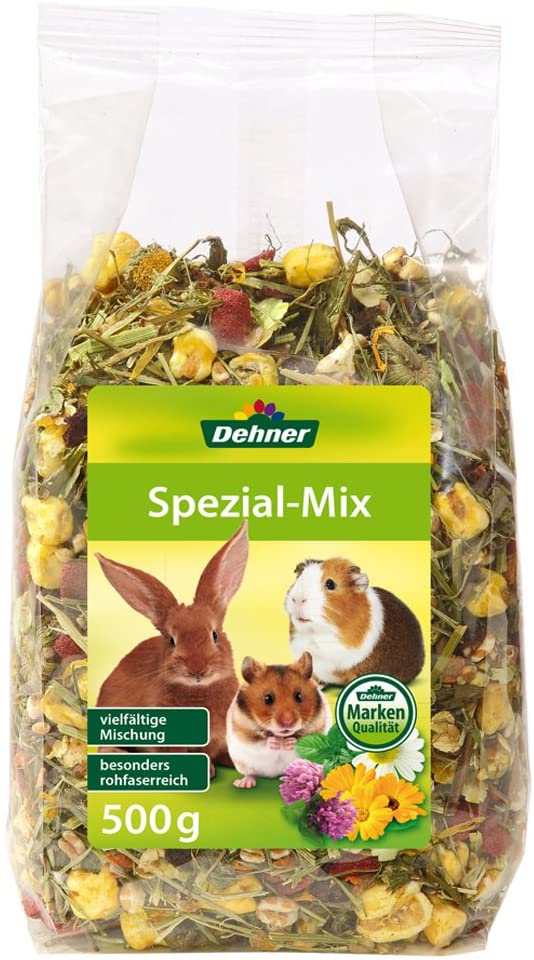 Dehner Rodent snack, special mix, 6 x 500 g (3000 g), 3 kg (Pack of 1)