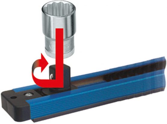 'Gedore Mounting Strip 1/2, Magnetic, 480 mm – SL 1912 - Image 3