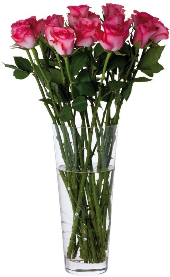 Dartington Crystal VA2665 Small Conical Vase - Glitz - Image 3