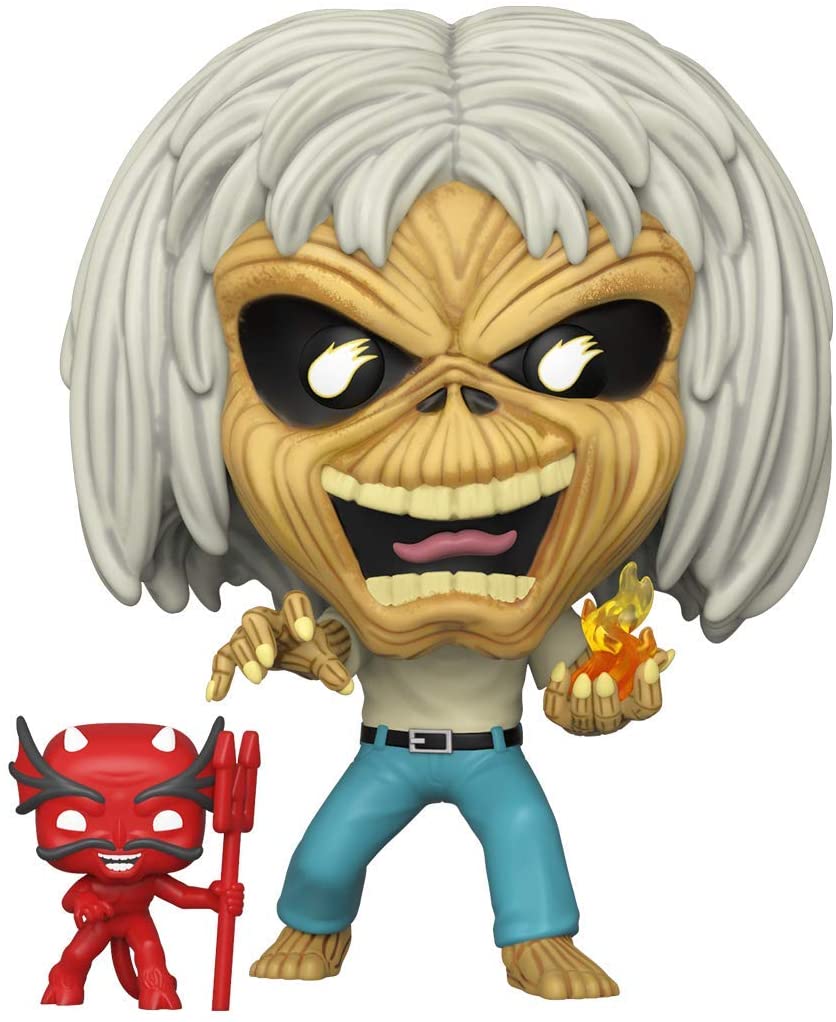 Funko POP! Rocks: Iron Maiden, Number Of the Beast, (Skeleton Eddie), Collectable Vinyl Figure, Gift Idea