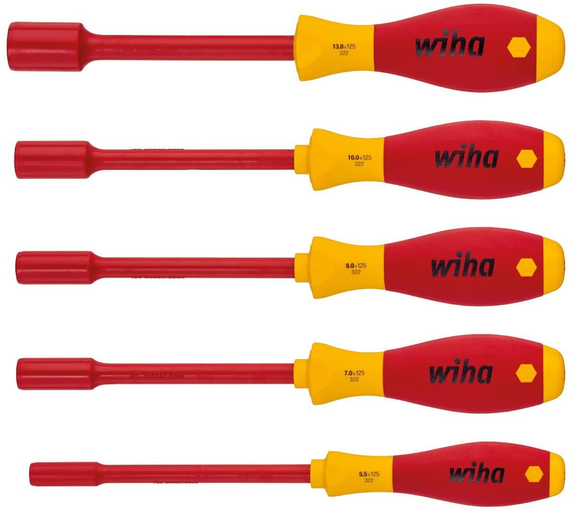 Wiha 322K5 SoftFinish Electric, Color, VDE-Steckschlüssel