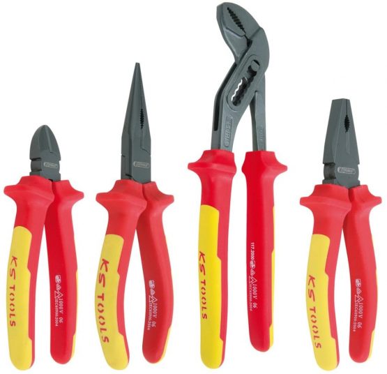KS Tools 117.1100 ERGOTORQUE VDE pliers set, 4 pcs, variante 1 - Image 3
