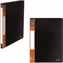 Dohe - 20 Pockets - 80 mic, Black Spine - Customisable