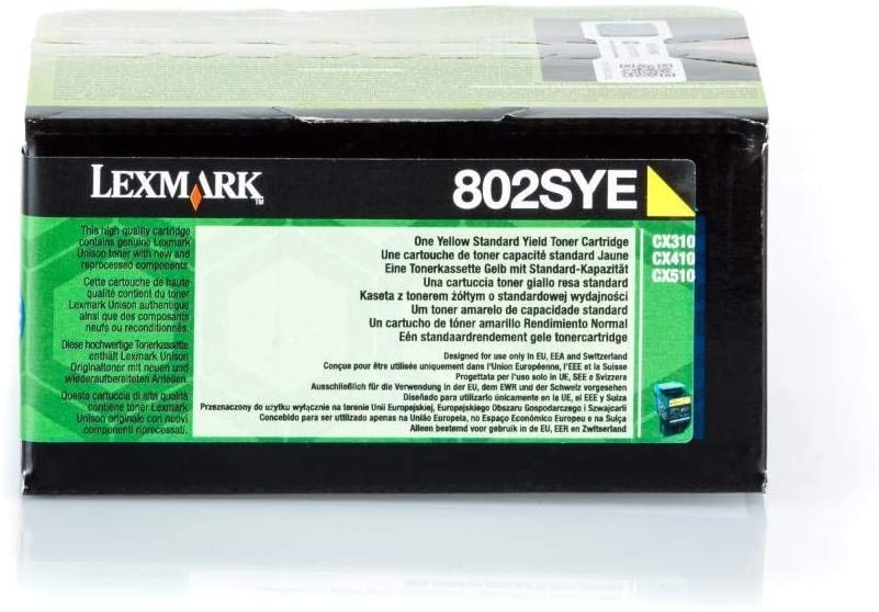 Corporate Toner Cartridge 802SYE Yellow 2K PGS F CX310 410 - Image 2