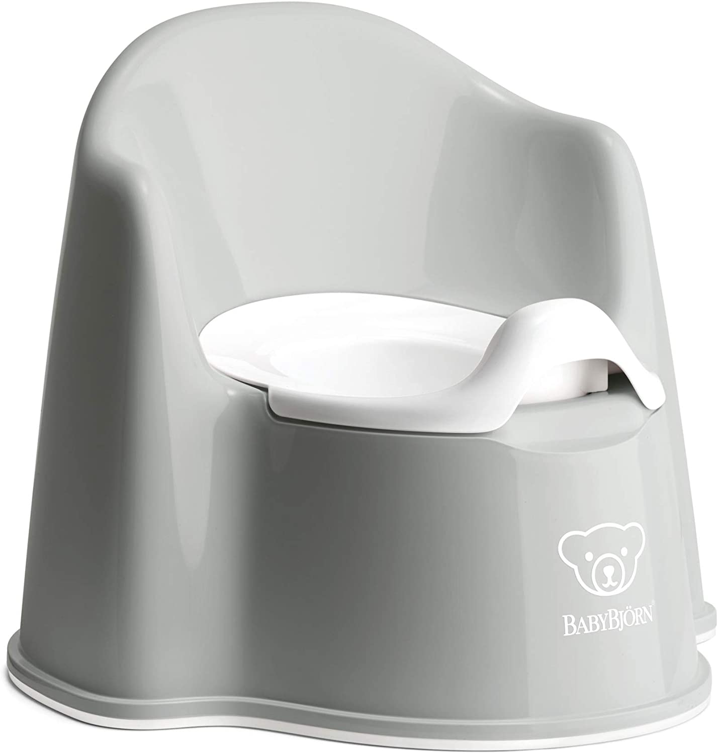 BabyBjörn Potty Chair, Grey/White, Gray