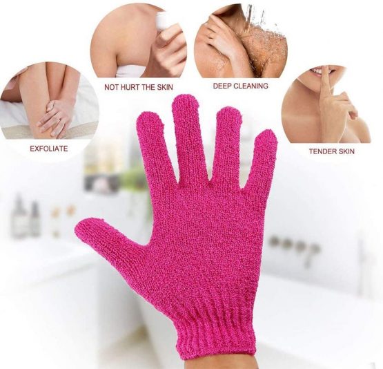 Exfoliating Bath Gloves, BETOY 7 Pairs Double Sided Exfoliating Gloves Body Scrubbing Glove Bath Scrubs for Shower, 7 Colors - Image 4