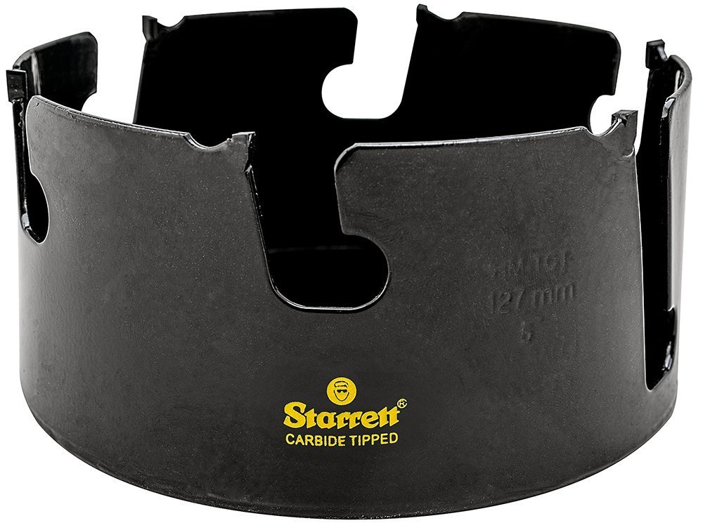 Starrett TCT Multipurpose Hole Saws, Black, 127mm