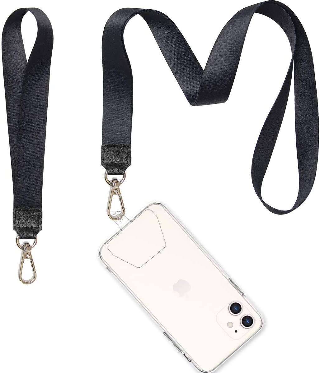 COCASES Phone Lanyard with Patch, 2 Pieces Detachable Neck Strap Hand ...