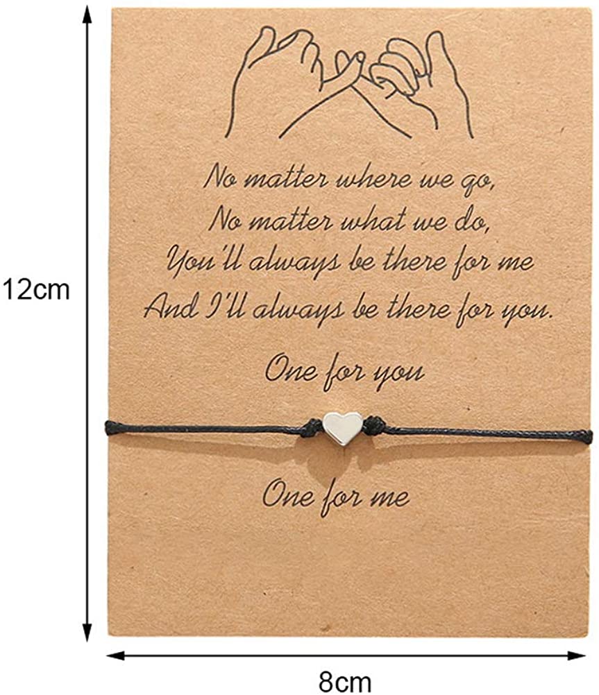 nuoshen 2 pcs Pinky Promise Bracelets - Image 3