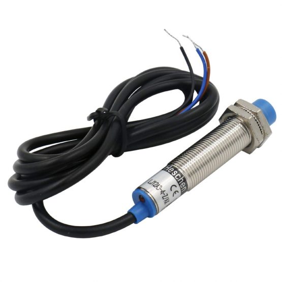 Heschen M12 Inductive Proximity Sensor Switch Non-shield Type LJ12A3-4-Z/AX Detector 4mm 10-30 VDC 200mA NPN Normally Closed(NC) 3 Wire
