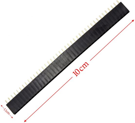 Aussel 20 Pieces 2.54mm Breakaway PCB Board 40Pin Male and Female Header Connector for Arduino Shield (PIN-2 20PCS) - Image 3