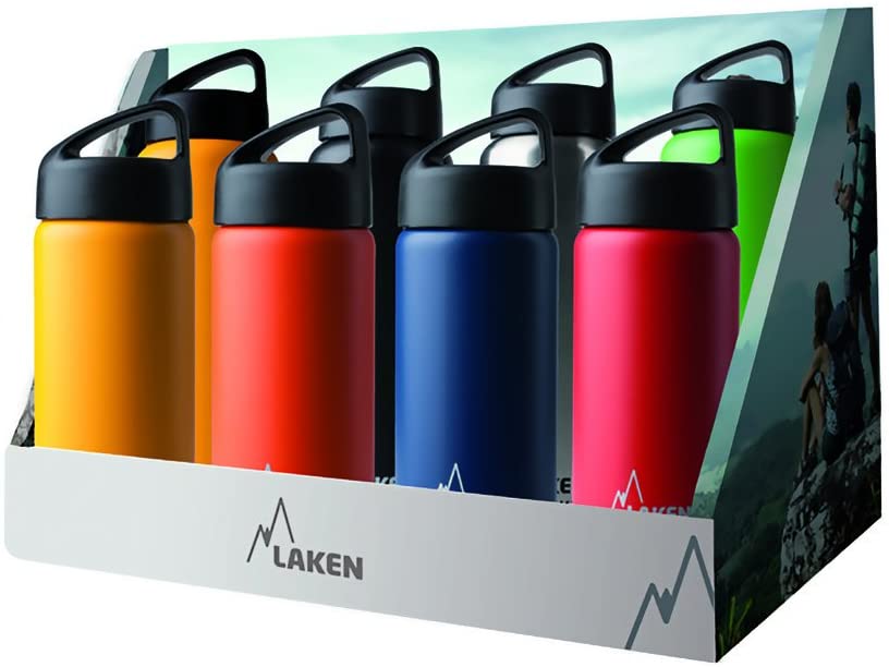 Laken Thermo Classic Vacuum Insulated Stainless Steel Water Bottle Wide Mouth - 750ml, Plain /Silver, 750 ml - Image 4